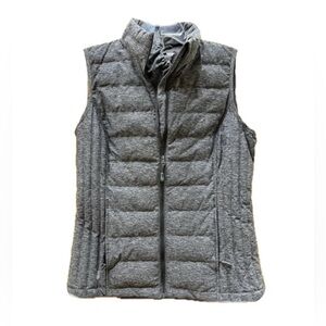 HeatKeep Solid Down Packable Puffer Heather Gray Vest S